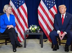 president donald trump meets with the president of the european commission ursula von der leyen during the united nations general assembly tuesday sept 23 2025 in new york 1