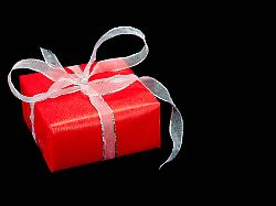 red and silver xmas gift box on black single red and silver xmas gift box on a black background publicationxinxgerxsuixautxonly copyright xtimhx 1209004