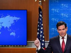secretary of state marco rubio speaks during a news conference at the state department friday dec 19 2025 in washington