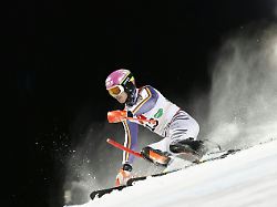ski alpin weltcup slalom maenner 1 durchgang der deutsche linus strasser in aktion