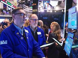 specialist patrick king left and trader mark puetzer work on the floor of the new york stock exchange wednesday jan 28 2026