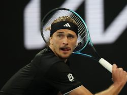 tennis australian open melbourne park melbourne australia january 23 2026 germany s alexander zverev in action during his third round match against britain s cameron norrie reuters hollie adams
