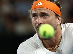 tennis australian open melbourne park melbourne australia january 27 2026 germany s alexander zverev in action during his quarter final match against learner tien of the u s
