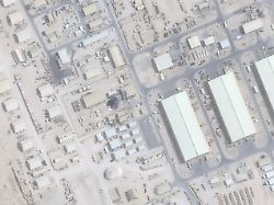 this satellite image from planet labs pbc shows damage after an iranian attack at the al udeid air base outside of doha qatar june 25 2025