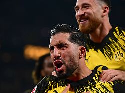 torjubel zum 3 2 durch emre can 23 borussia dortmund borussia dortmund vs fc st pauli fussball 1 bundesliga 18 spieltag 17 01 1