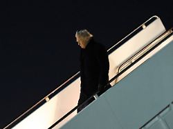 u s president donald trump deboards air force one upon his return from florida at joint base andrews maryland u s january 20 2026