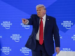u s president donald trump gestures during the 56th annual world economic forum wef in davos switzerland january 21 2026
