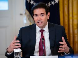 united states secretary of state marco rubio speaks during a meeting with oil and gas executives in the east room of the white house in washington dc usa on friday january 9 2026