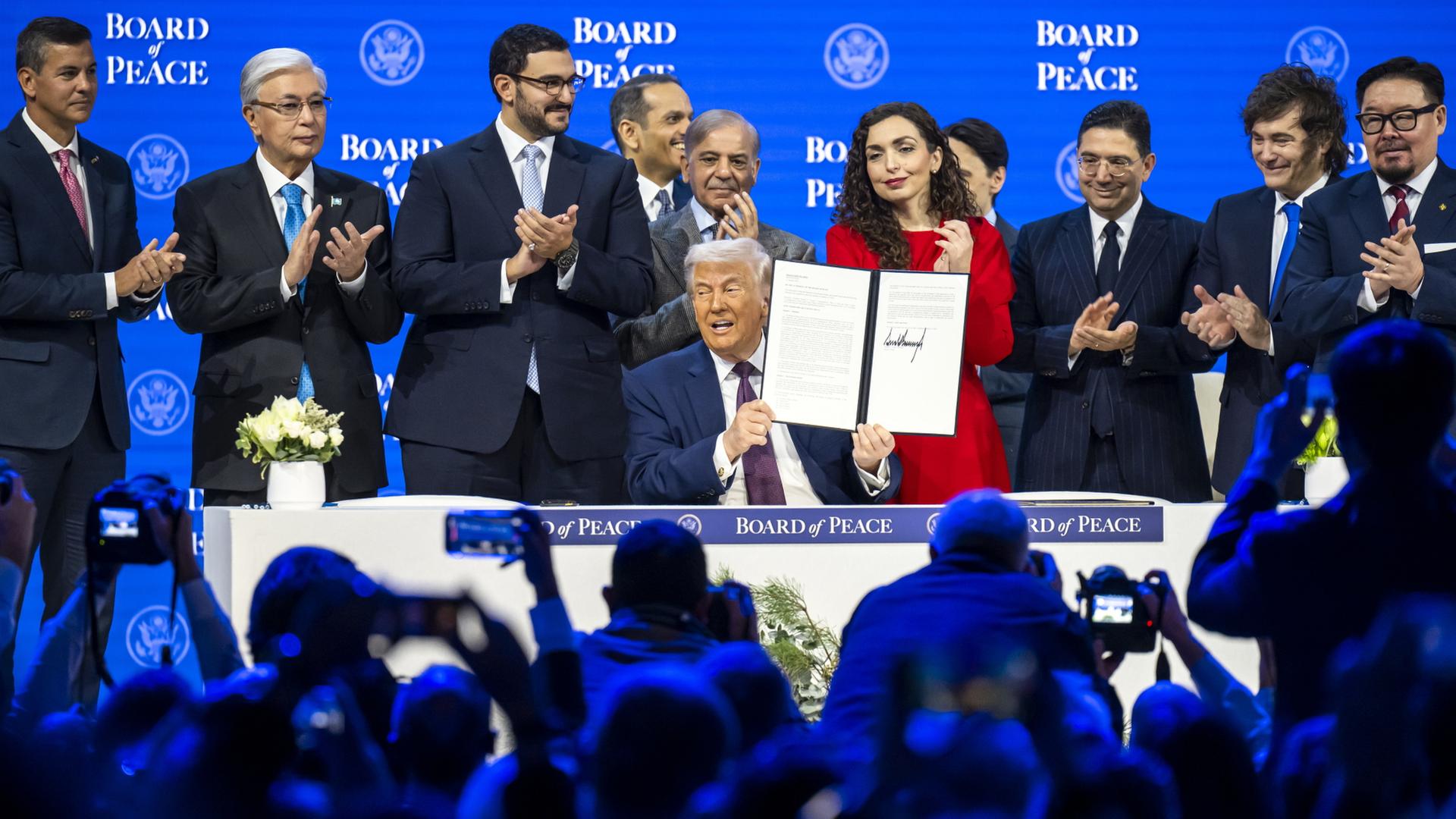 friedensrat davos gruendung trump mitglieder 100