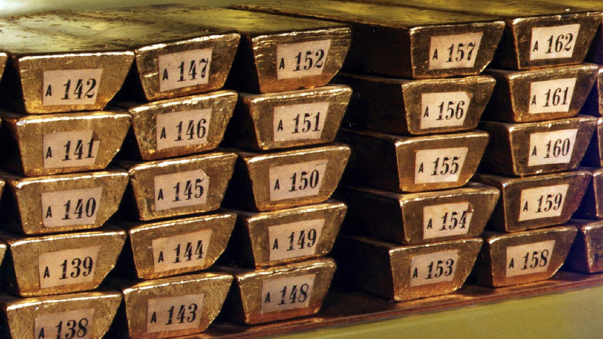 goldbarren deutsche bundesbank 100