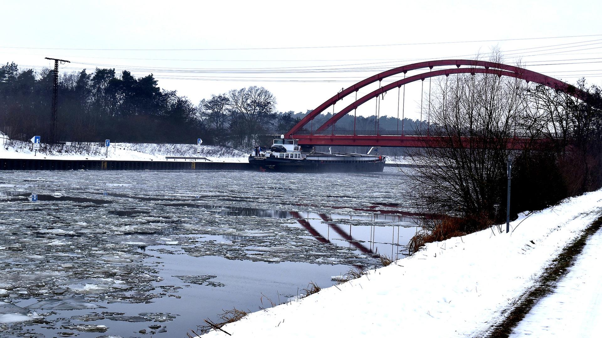 mdr schiff unfall mittellandkanal eis 100