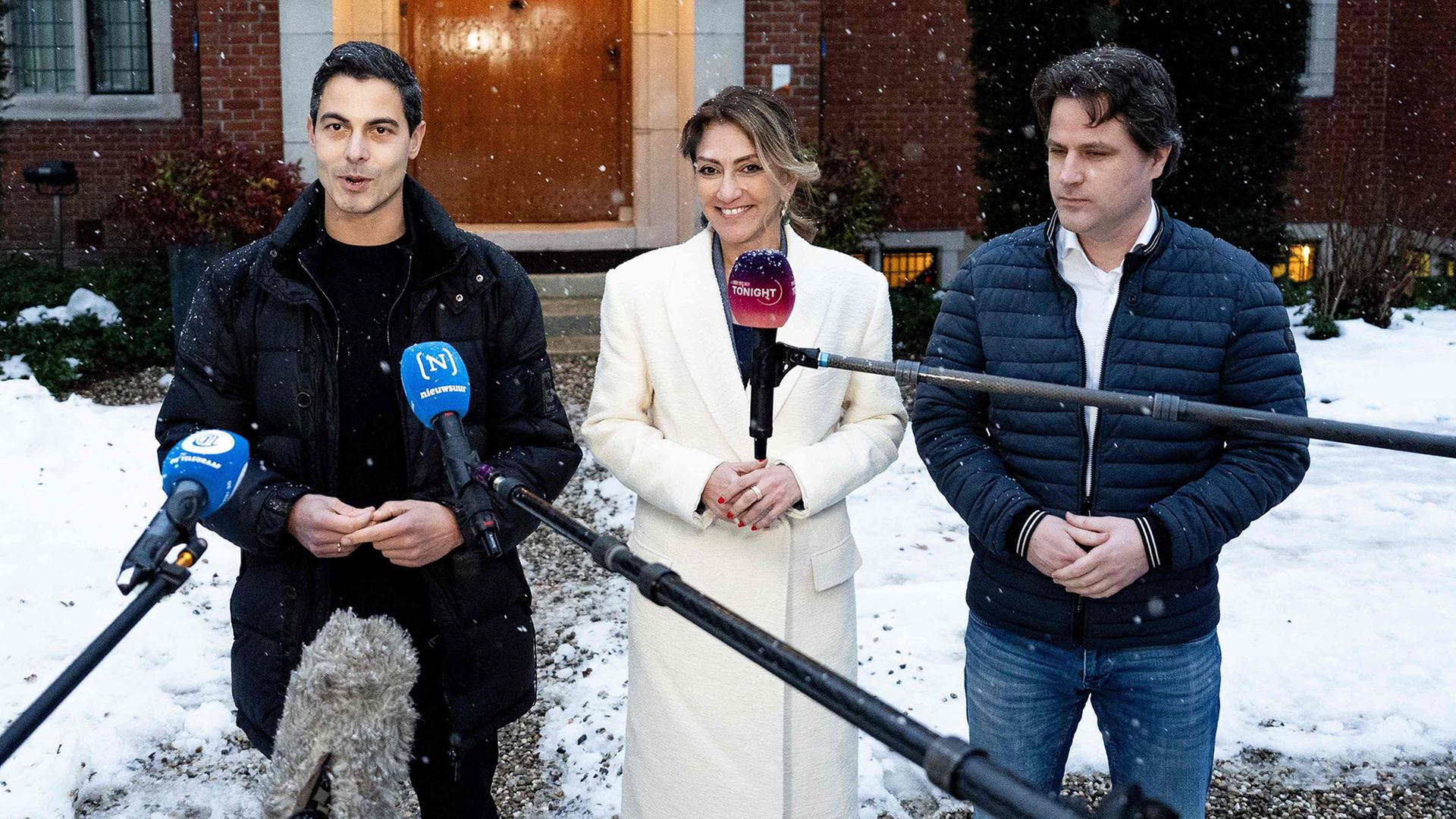 regierungsbildung niederlande pressekonferenz 100