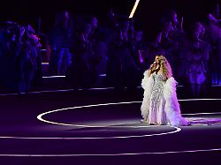 260207 milan feb 7 2026 xinhua mariah carey performs during the opening ceremony of the milan cortina 2026 olympic winter games at the san siro olympic stadium in milan italy feb 6 2026