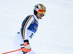 260216 linus strasser of germany competes in men s alpine skiing slalom during day 10 of the 2026 winter olympics on february 16 2026 in bormio