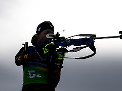 260218 anterselva feb 18 2026 xinhua franziska preuss of germany competes during the biathlon women s 4x6km relay at the 2026 milan cortina winter olympics in anterselva italy feb 18 2026 1