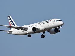 airbus a220 300 air france f hpns aircraft to fiumicino airport fiumicino italy august 10th 2025