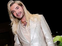 bill kaulitz at the bvlgari eternal vimini rooftop party on january 15 2026 in los angeles california