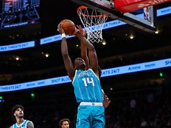 charlotte hornets forward moussa diabate 14 shoots during the first half of an nba basketball game against the atlanta hawks saturday feb 7 2026 in atlanta