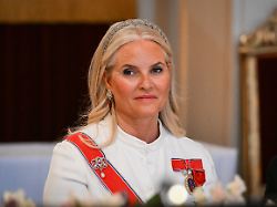 crown princess mette marit of norway during the gala dinner at the royal palace in oslo on june 23 2025 as part of the presidential state visit to norway photo by abdullah firas abacapress 2