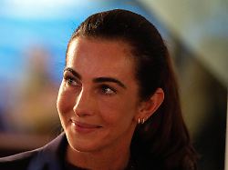 dressurreiterin lisa mueller bei einer wahlkampfveranstaltung der csu in bamberg