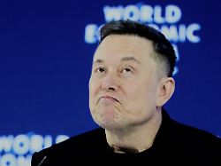 elon musk nimmt an der jahrestagung des weltwirtschaftsforums in davos teil