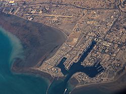 file photo file photo an aerial view of the iranian shores and port of bandar abbas in the strait of hormuz december 10 2023 1