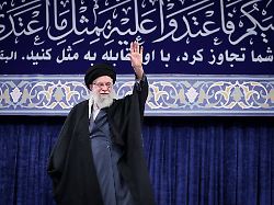 february 17 2026 tehran iran iran s supreme leader ayatollah ali khamenei attends a meeting in tehran