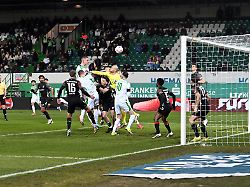 fussball 2 bundesliga spvgg greuther fuerth 1 fc magdeburg 21 spieltag sportpark ronhof thomas sommer brynjar bjarnason spvgg greuther fuerth spielt tor zum 1 0