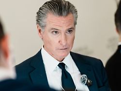 governor of california gavin newsom at the world economic forum annual meeting 2026 in davos klosters switzerland 21 january 2026