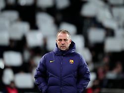 hansi flick head coach of barcelona during the copa del rey quarter final match between albacete balompie and fc barcelona at estadio carlos belmonte on february 3 2026 in albacete spain