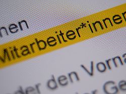 in den bundesministerien werden keine sonderzeichen fuer geschlechtergerechte formulierungen verwendet