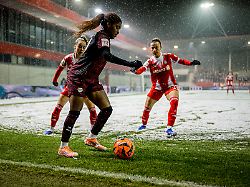 leipzigs delice boboy fussball 1 frauen bundesliga 15 spieltag fc bayern muenchen rb leipzig 3 0 25 januar 2026 fc bayern campus muenchen