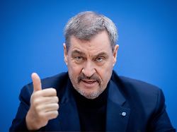 markus soeder ministerpraesident von bayern aufgenommen in der bundespressekonferenz berlin 30 01 2026