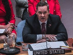 mike waltz us ambassador to the united nations addresses the un security council holds an emergency meeting to discuss the us attack on venezuelan president nicolas maduro in caracas