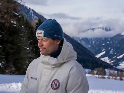 milan italy 20260212 sturla holm lc3a6greid during a press conference ahead of the sprint and pursuit start in biathlon at the winter olympics in milan cortina 2026