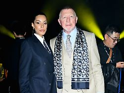 milan italy milan milan women s fashion week fall winter 2026 27 boss fashion show guests