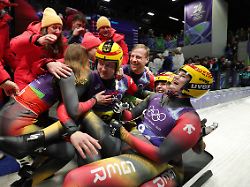 milano cortina 2026 olympics luge team relay cortina sliding centre cortina d ampezzo italy february 12 2026