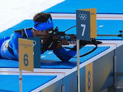 milano cortina 2026 xxv olympic winter games anterselva italy friday february 20 2026 biathlon men s 15km mass start giacomel tommaso ita