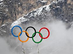 olympia olympische winterspiele mailand cortina 2026 curling die olympischen ringe sind auf dem dach der curling halle zu sehen
