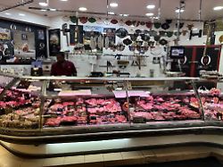 paris france november 22 a view of meat section at a butcher shop in paris france on november 22 2025