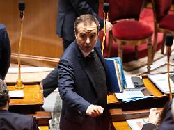 sebastien lecornu the french prime minister is seen during a session of questions to the french government at the national assembly in paris france on february 25 2026