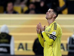 soccer football saudi pro league al nassr v al taawoun al awwal park riyadh saudi arabia january 26 2026 al nassr s cristiano ronaldo reacts after missing a chance to score reuters hamad i mohammed