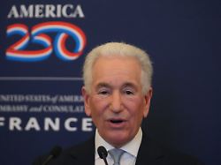 u s ambassador to france charles kushner gives a press conference marking the 250th birthday of the us next year in paris thursday dec 4 2025