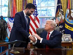 us president donald trump meets with new york city mayor elect zohran mamdani in the oval office at the white house in washington dc on friday november 21 2025