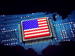 usa und digitalisierung symbolbild zum thema digitale entwicklung ki usw in den usa usa and digitalization symbolic image on the topic of digital development ai etc