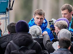 wladyslaw heraskewytsch sprach nach dem training mit journalisten