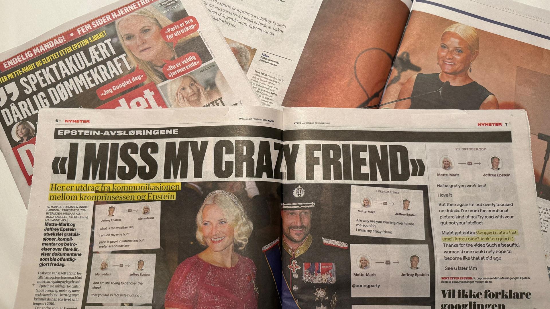 mette marit zeitung 100