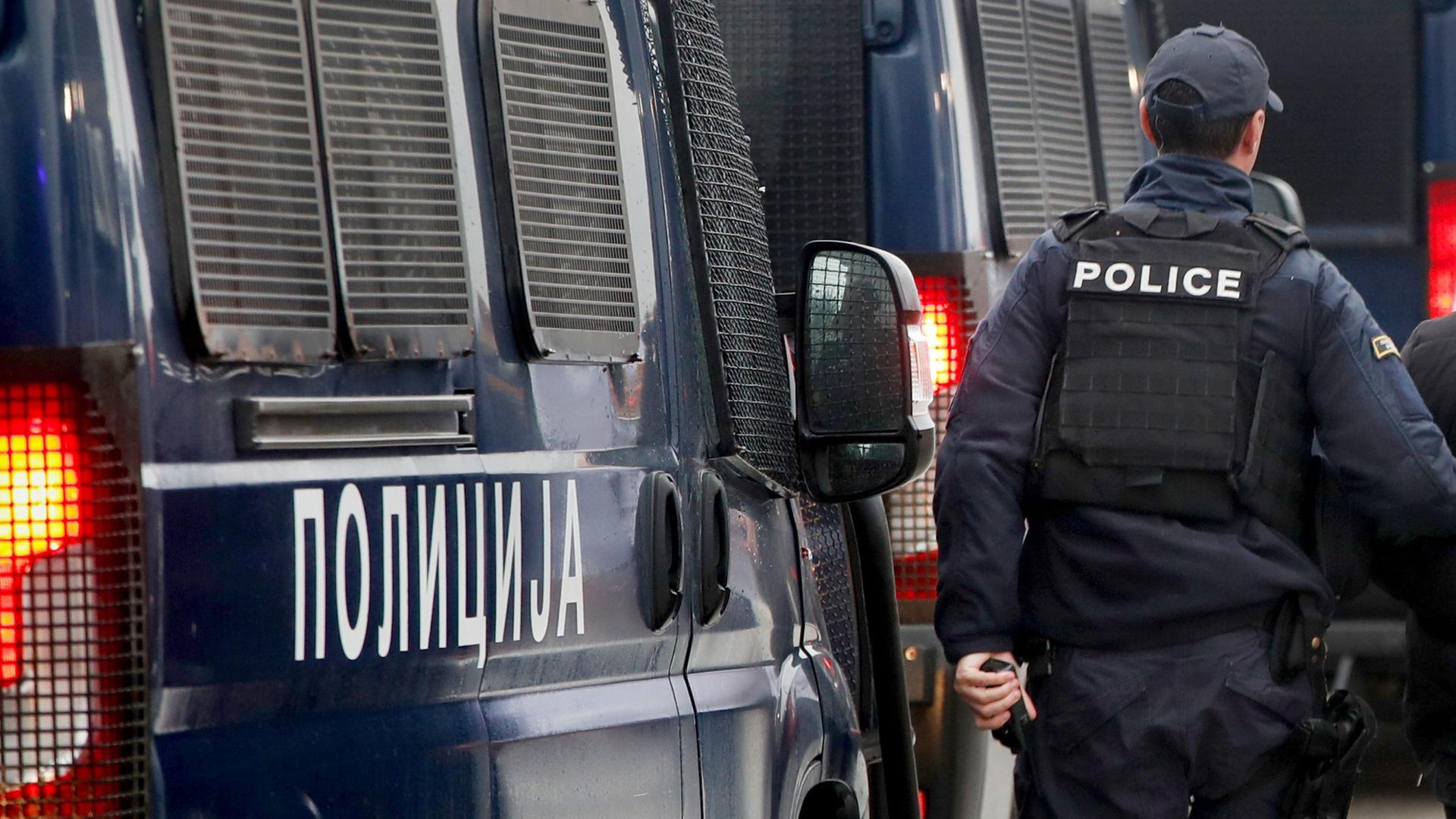 nordmazedonien polizei 100