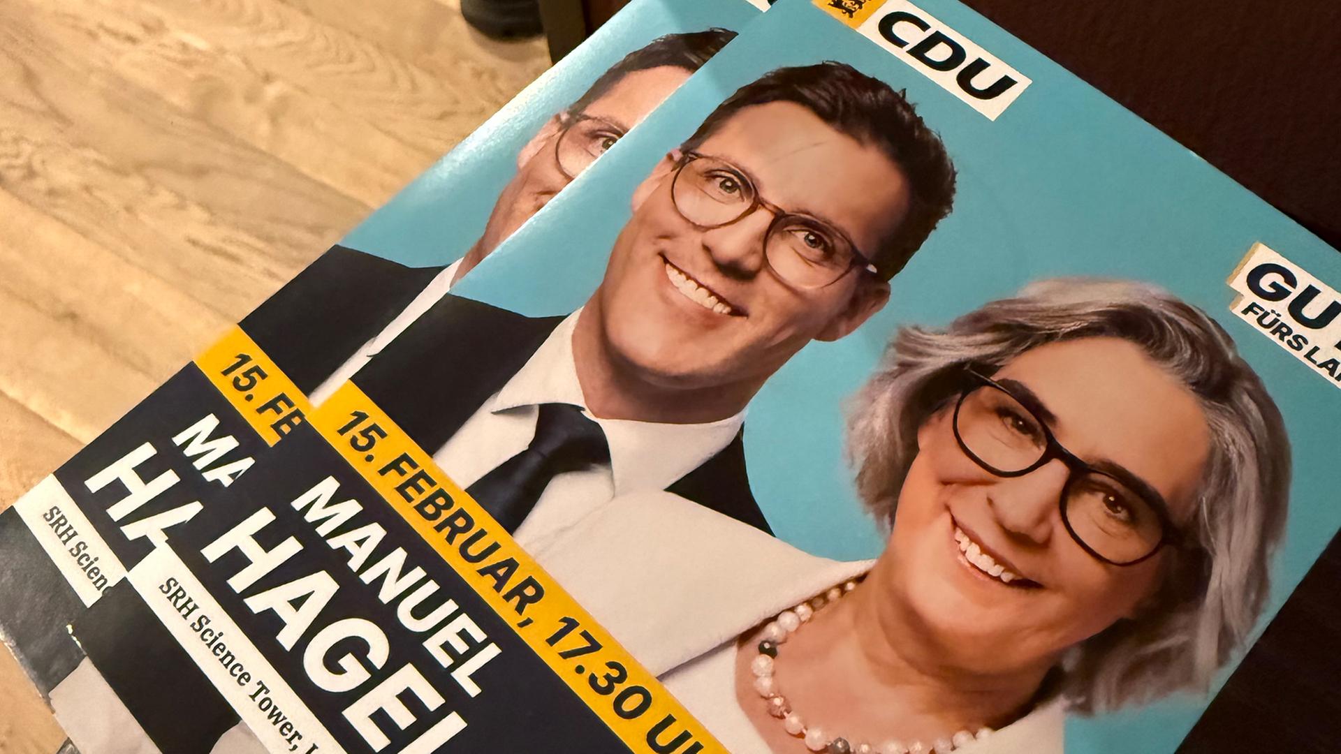 plakate cdu bawue 100