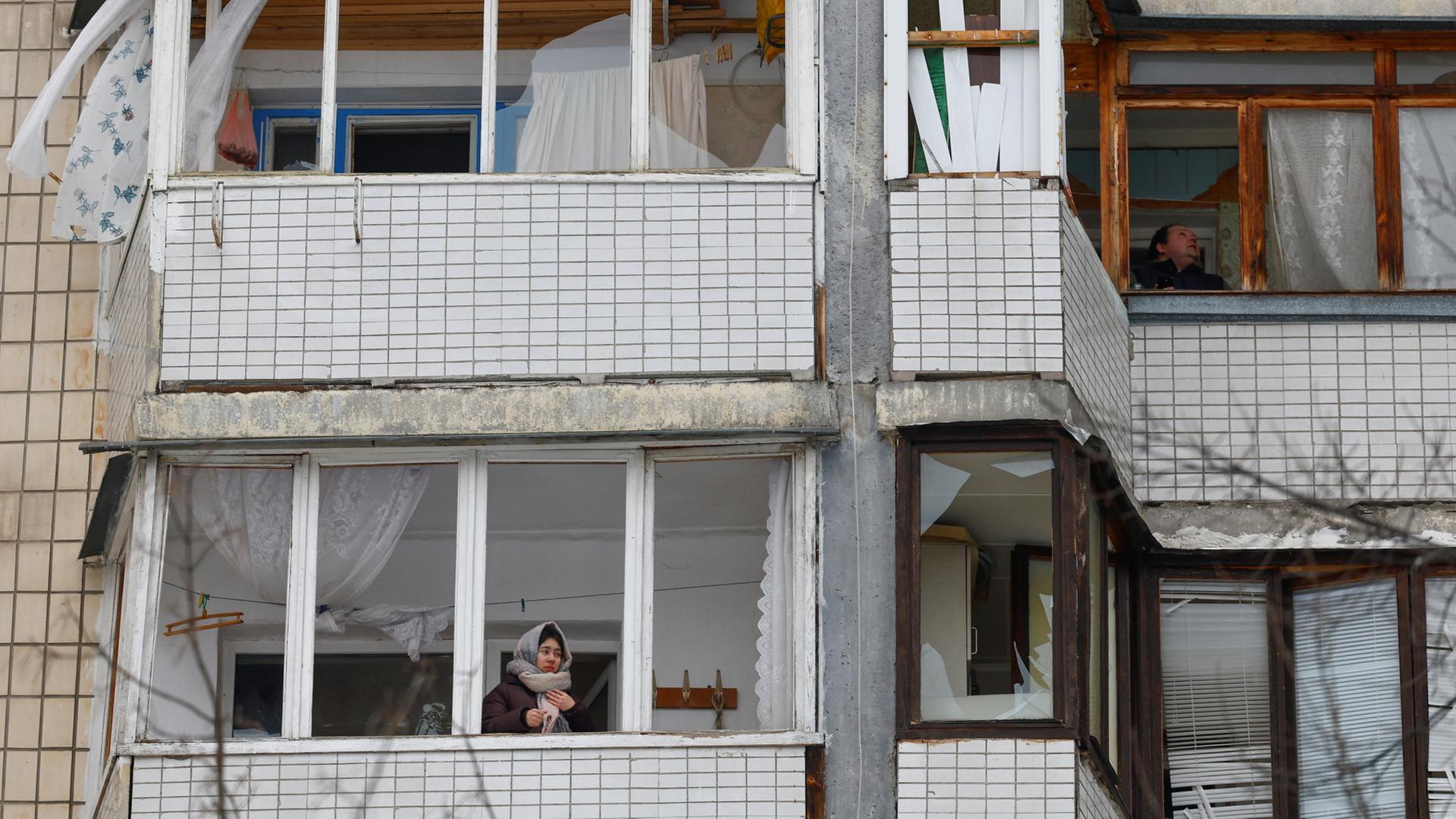 ukraine kiew angriffe winter 100